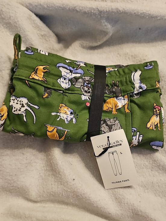 Vera Bradley Other - Vera Bradley Dog Park Large Green Pajama Bottoms